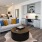 Well lit cozy living room