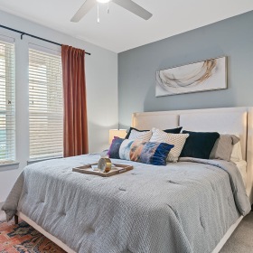 Bedroom spacious bedroom with bright window